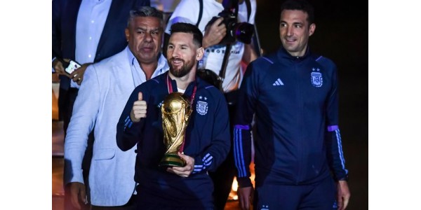 Les joueurs argentins se battent pour remporter la Coupe du monde